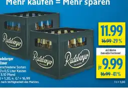diska Radeberger radeberger pilsner Angebot