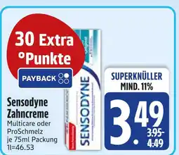 Edeka Sensodyne multicare zahncreme Angebot