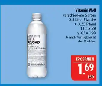 Marktkauf Vitamin well verschiedene sorten Angebot