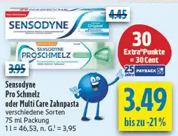 diska Sensodyne pro schmelz zahnpasta Angebot