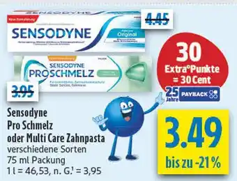 diska Sensodyne pro schmelz zahnpasta Angebot