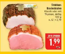 Marktkauf Steinhaus krustenbraten klassik Angebot