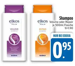 Edeka Elkos volume shampoo Angebot