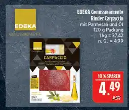 Marktkauf Edeka genussmomente rinder carpaccio Angebot