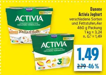 diska Danone activia joghurt ballaststoffe Angebot