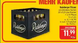 Marktkauf Radeberger pilsner Angebot
