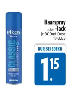 Edeka Elkos haarspray classic Angebot