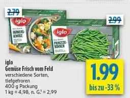 diska Iglo farmers-gemüse Angebot