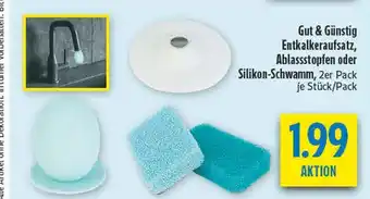 diska Gut & günstig entkalkeraufsatz, ablasstopfen oder silikon-schwamm Angebot
