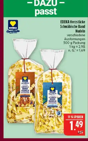 Marktkauf Edeka herzstücke schwäbische band nudeln Angebot