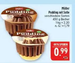 Marktkauf Müller pudding mit soße Angebot
