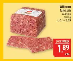 Marktkauf Wiltmann tafelspitz in aspik Angebot