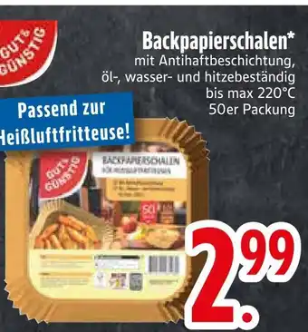 Edeka Backpapierschalen Angebot