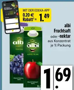 Edeka Albi fruchtsaft traube Angebot