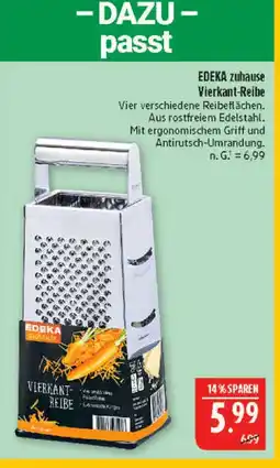 Marktkauf Edeka zuhause vierkant-reibe Angebot