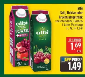 Marktkauf Albi saft, nektar oder fruchtsaftgetränk Angebot