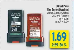 diska L'oréal paris men expert duschgel pure carbon Angebot
