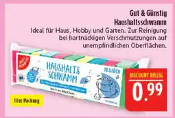 Marktkauf Gut & günstig haushaltsschwamm Angebot