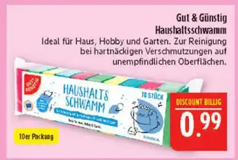 Marktkauf Gut & günstig haushaltsschwamm Angebot
