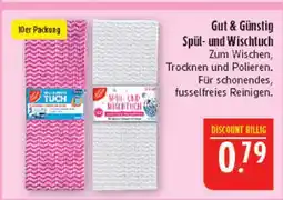 Marktkauf Gut & günstig spül- und wischtuch pink Angebot