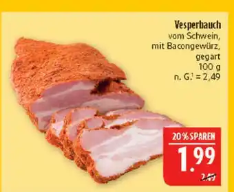 Marktkauf Vesperbauch vom schwein Angebot