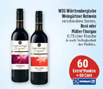 Marktkauf Wzg württembergische weingärtner rotwein, rosé oder müller-thurgau Angebot