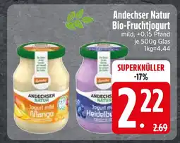 Edeka Andechser natur bio-fruchtjogurt mango Angebot