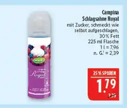 Marktkauf Campina schlagsahne royal Angebot