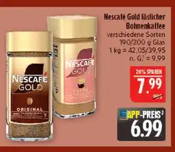 Marktkauf Nescafé gold löslicher bohnenkaffee original Angebot