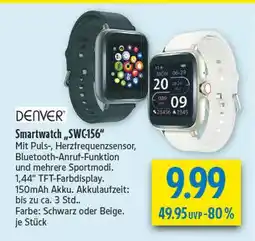 diska Denver smartwatch swc-156 schwarz Angebot