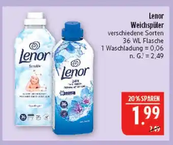 Marktkauf Lenor weichspüler Angebot