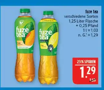 Marktkauf Fuze tea pfirsich Angebot
