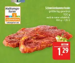 Marktkauf Schweinekammsteaks Angebot