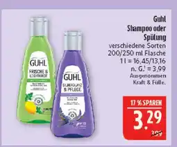 Marktkauf Guhl shampoo frische & leichtigkeit Angebot