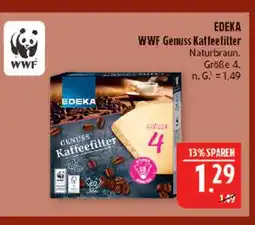 Marktkauf Edeka wwf genuss kaffeefilter Angebot