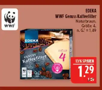 Marktkauf Edeka wwf genuss kaffeefilter Angebot