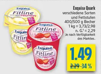 diska Exquisa fitline protein quark vanille Angebot