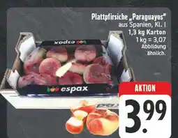 Edeka Plattpfirsiche paraguayos Angebot