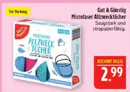 Marktkauf Gut & günstig microfaser allzwecktücher Angebot