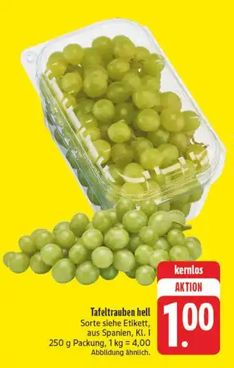Edeka Tafeltrauben hell Angebot