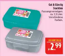 Marktkauf Gut & günstig snackbox Angebot