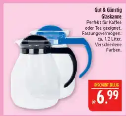 Marktkauf Gut & günstig glaskanne Angebot