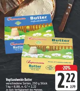 Edeka Vogtlandweide butter süßrahmbutter Angebot