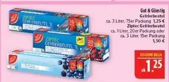 Marktkauf Gut & günstig gefrierbeutel Angebot