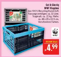 Marktkauf Gut & günstig wwf klappbox Angebot