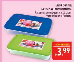 Marktkauf Gut & günstig gefrier- & frischhaltedose Angebot