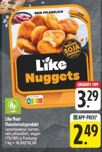 Edeka Like meat fleischersatzprodukt Angebot