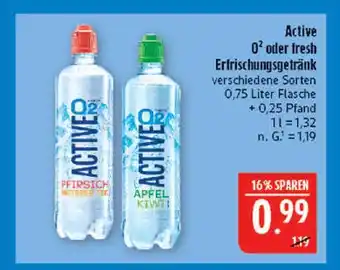 Marktkauf Active o2 pfirsich weißer tee Angebot