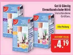 Marktkauf Gut & günstig einmalhandschuhe nitril Angebot