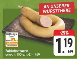 Edeka Zwiebelmettwurst Angebot